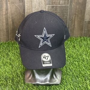 Dallas Cowboys '47 MVP Hat Cap Black Adjustable Strapback NFL Football